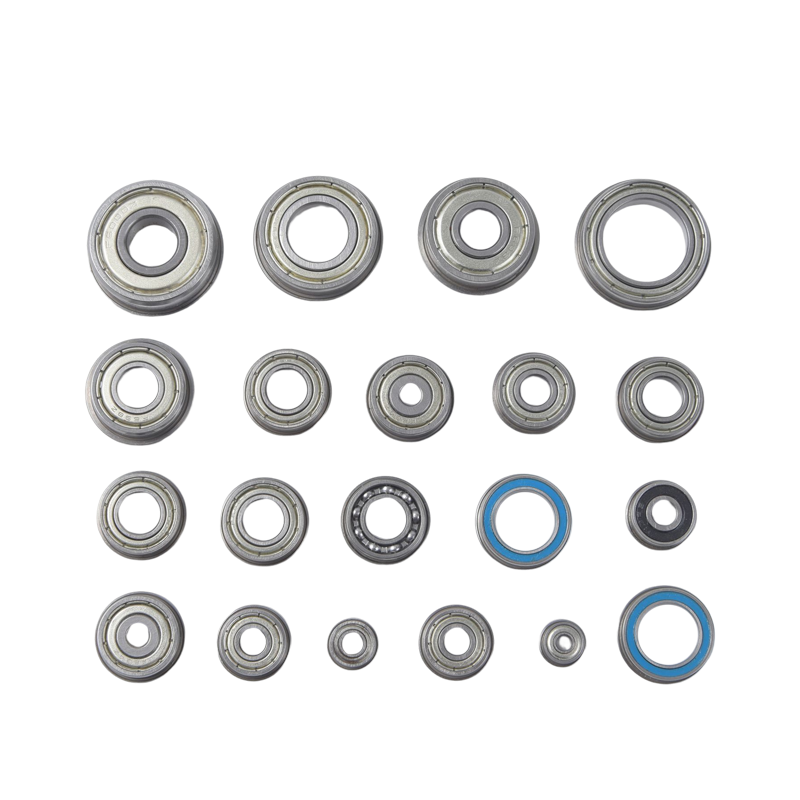 FR2-5ZZ in inch fianged bail bearing for small power motors 3.175*7.938*3.571*9.119*0.787mm